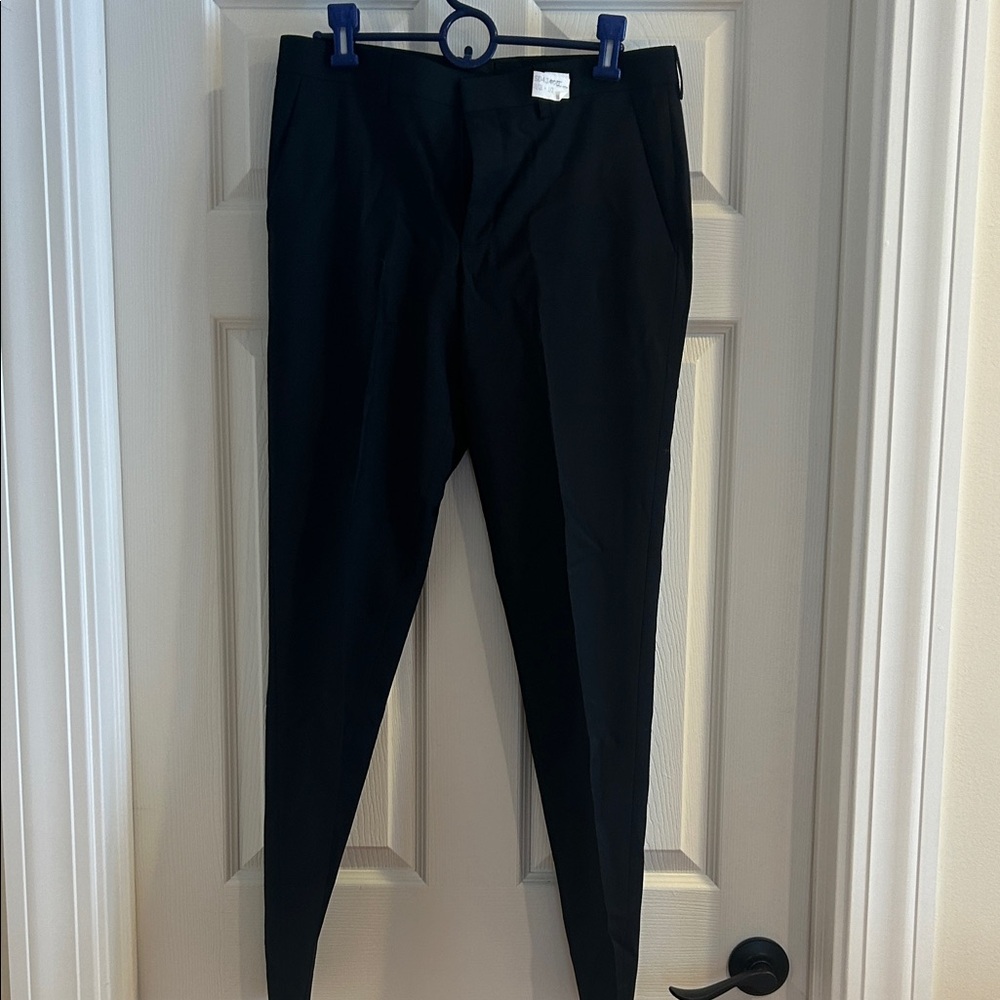 Express Men's Performance Black Pants 29x32 Extra Slim Stretch